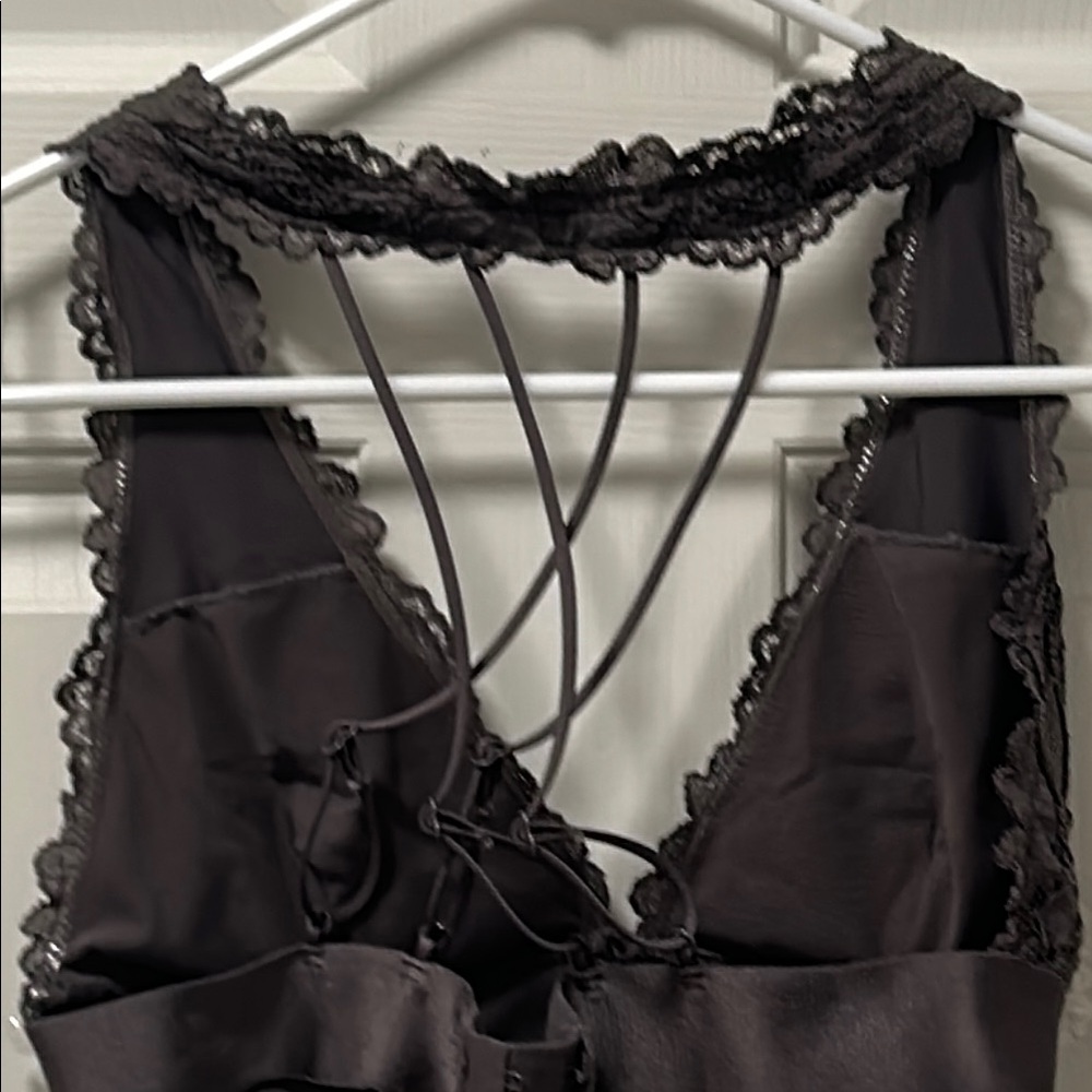 Victoria Secret Pink Elegant Brown Lace Bralette Size Medium - Picture 7 of 13